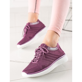 TRENDI Lace-up Sports Shoes purple 2