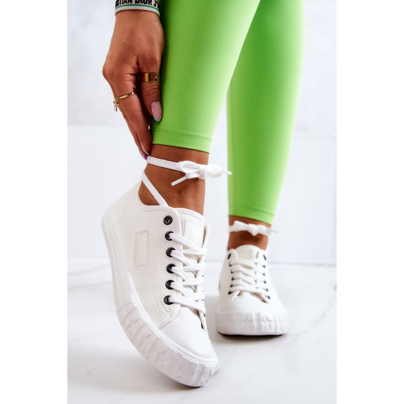 Classic Women's Sneakers Big Star JJ274493 White 1 Classic Women's Sneakers Big Star JJ274493 White 1