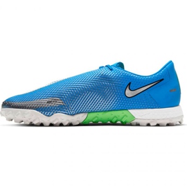Nike React Phantom Gt Pro Tf M CK8468 400 football shoe blue blue 1