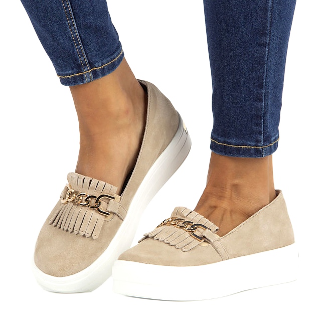 Lordsy women's leather shoes Filippo DP3532 / 22 Beige 7