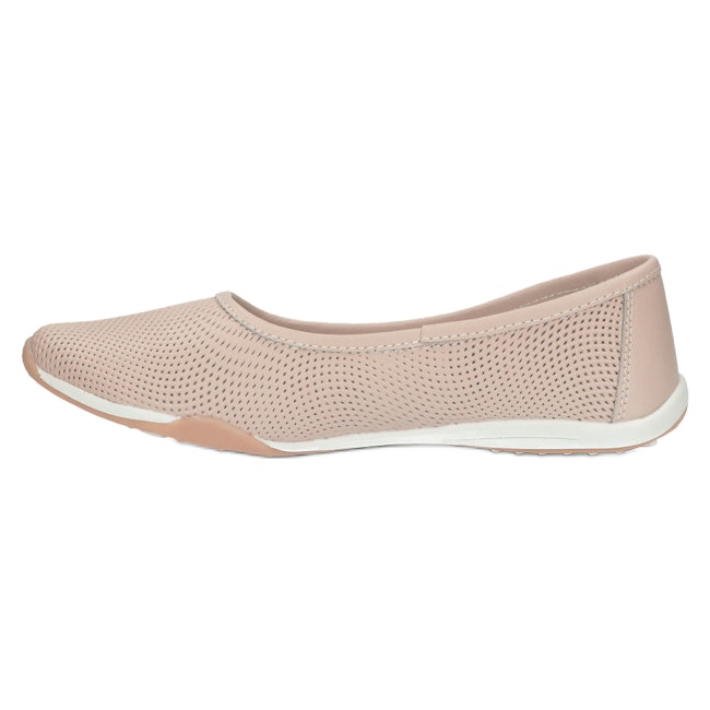 Leather pink openwork ballerinas Filippo DP3681 / 22 PI 3