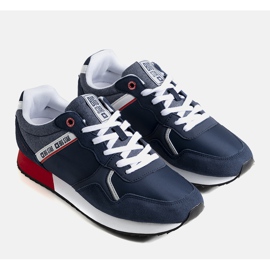 Men's navy blue sneakers Big Star JJ174146 1