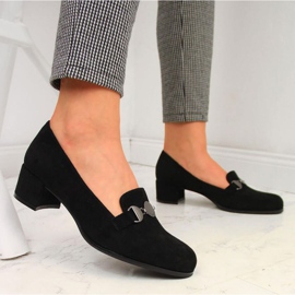 Sergio Leone SK332A black block shoes 2