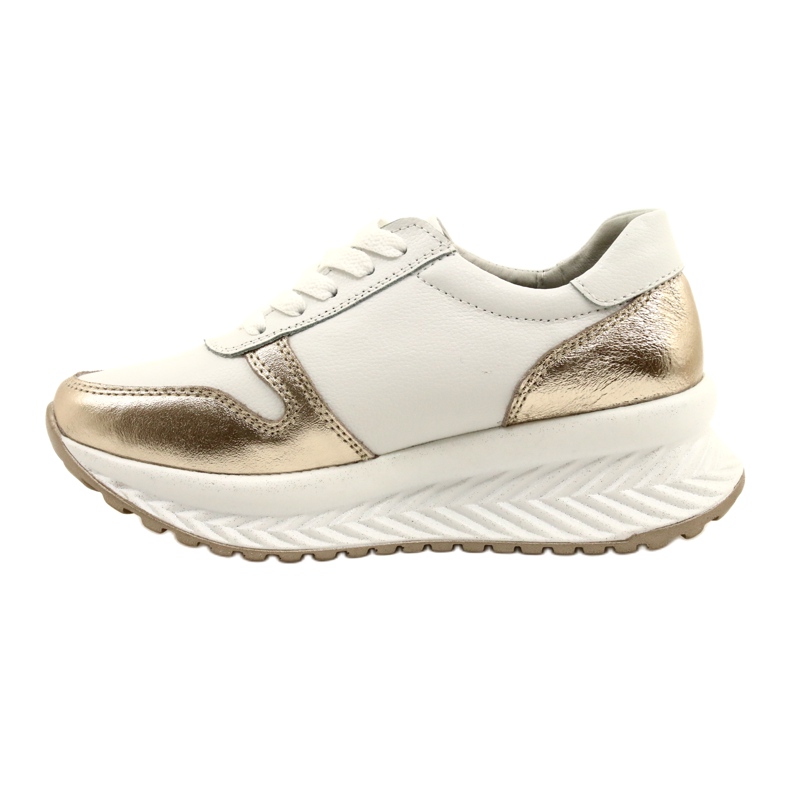 Women's sports shoes tied Filippo DP3547 / 22 WH GO White golden 5
