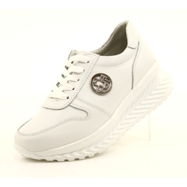 Women's sports shoes tied Filippo DP3547 / 22 WH White silver 4