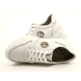 Women's sports shoes tied Filippo DP3547 / 22 WH White silver 6