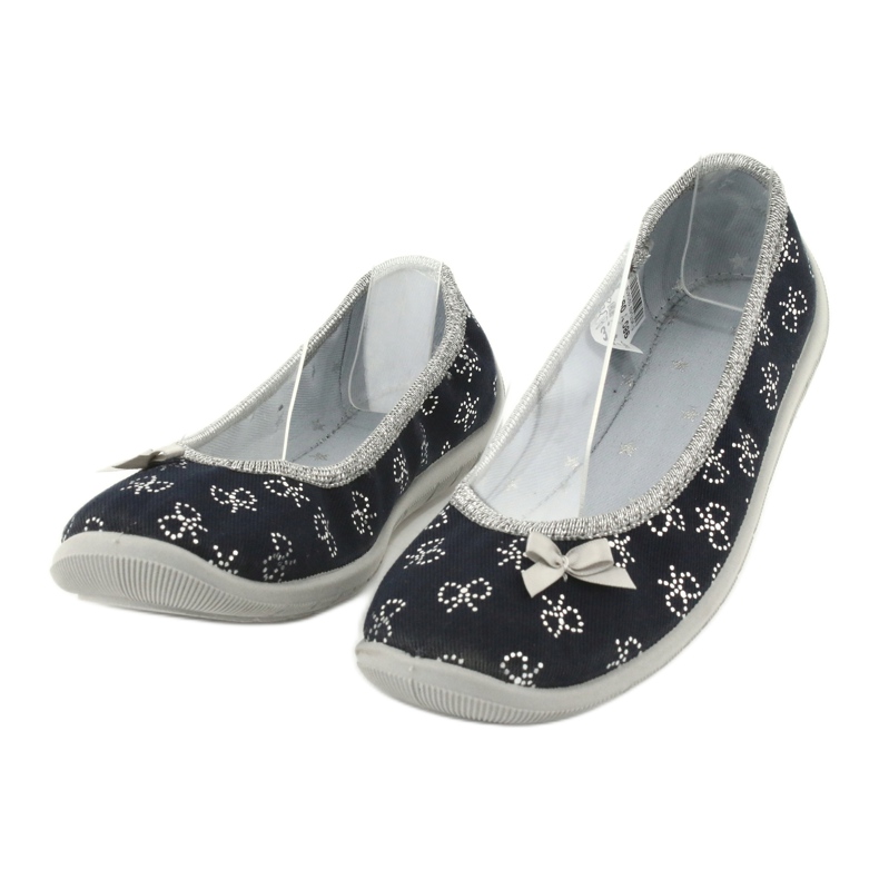 Befado children's ballerinas with a bow 980Y097 black 2