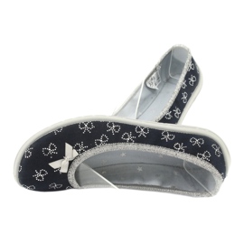 Befado children's ballerinas with a bow 980Y097 black 3