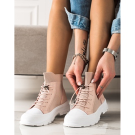 TRENDI Powder High Sneakers pink 1