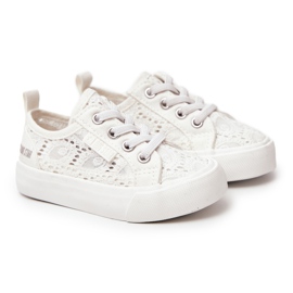 Openwork Sneakers Big Star JJ374134 White 4