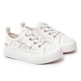 Openwork Sneakers Big Star JJ374134 White 7