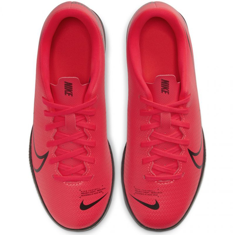 Indoor shoes Nike Mercurial Vapor 13 Club Ic Jr AT8169-606 red oranges and reds 1