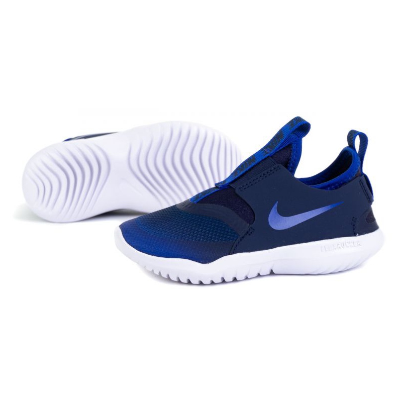Nike Flex Runner PS Jr AT4663 407 shoes navy blue blue