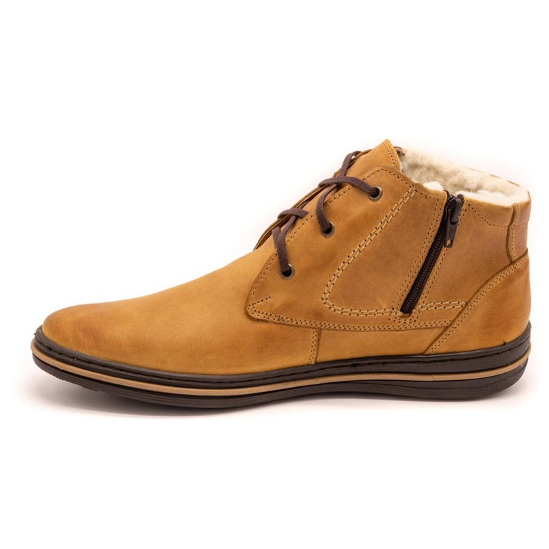 Polbut 339 red shoes for men brown orange 1