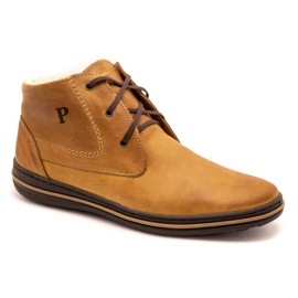 Polbut 339 red shoes for men brown orange 2
