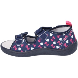 American Club American sandals slippers, leather insert TEN19 / 22 Navy blue 2