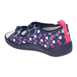 American Club American sandals slippers, leather insert TEN19 / 22 Navy blue 1