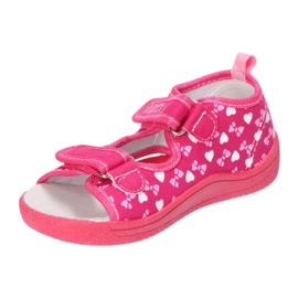 American Club American sandals slippers, leather insert TEN19 / 22 Pink 3