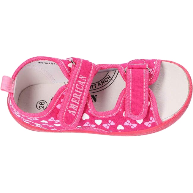 American Club American sandals slippers, leather insert TEN19 / 22 Pink 1 American Club American sandals slippers, leather insert TEN19 / 22 Pink 1