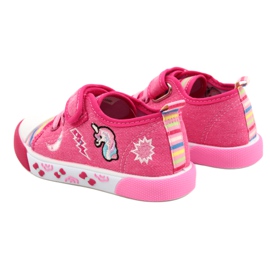 American Club Velcro sneakers American Ten17/22 pink leather insert 4