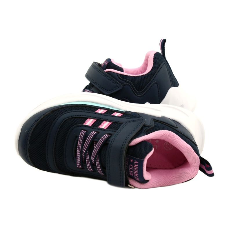 American Club HL58/22 girls' sports shoes, navy blue 4 American Club HL58/22 girls' sports shoes, navy blue 4
