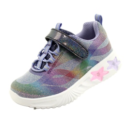 American Club ADI Sports Shoes LED Glowing Velcro ES87 / 22 Purple violet 3