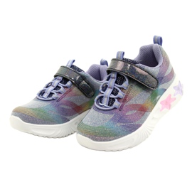 American Club ADI Sports Shoes LED Glowing Velcro ES87 / 22 Purple violet 2