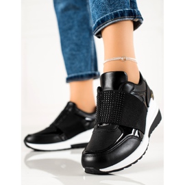 Weide Slip-on Sneakers With Crystals black 1