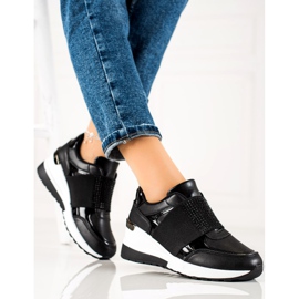 Weide Slip-on Sneakers With Crystals black 2