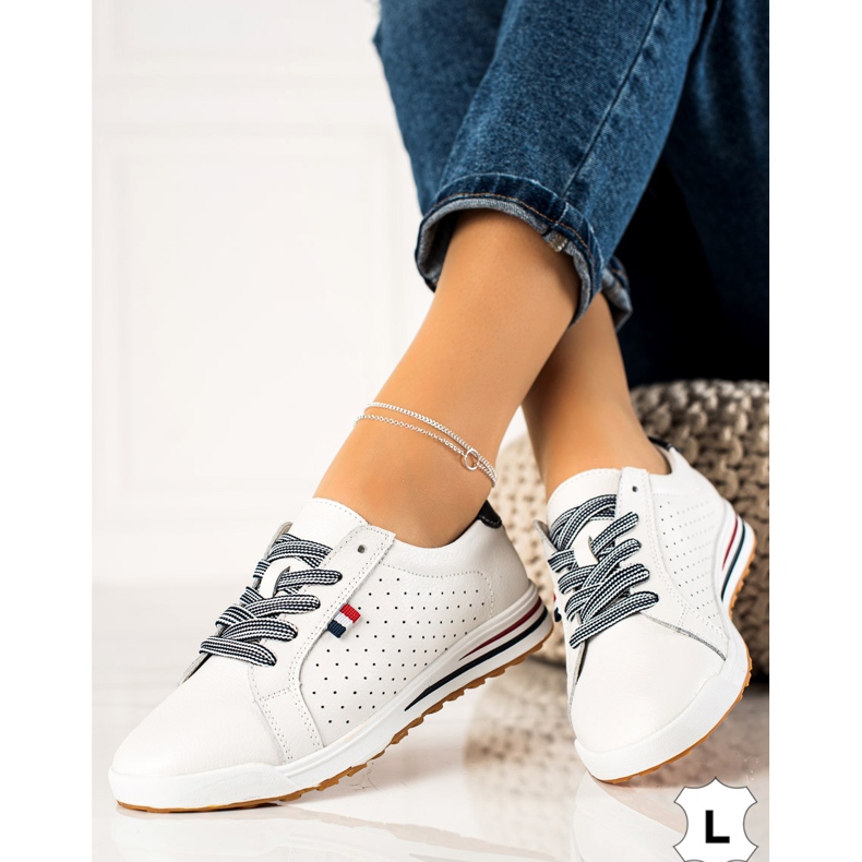 Filippo Classic Leather Sneakers white 1