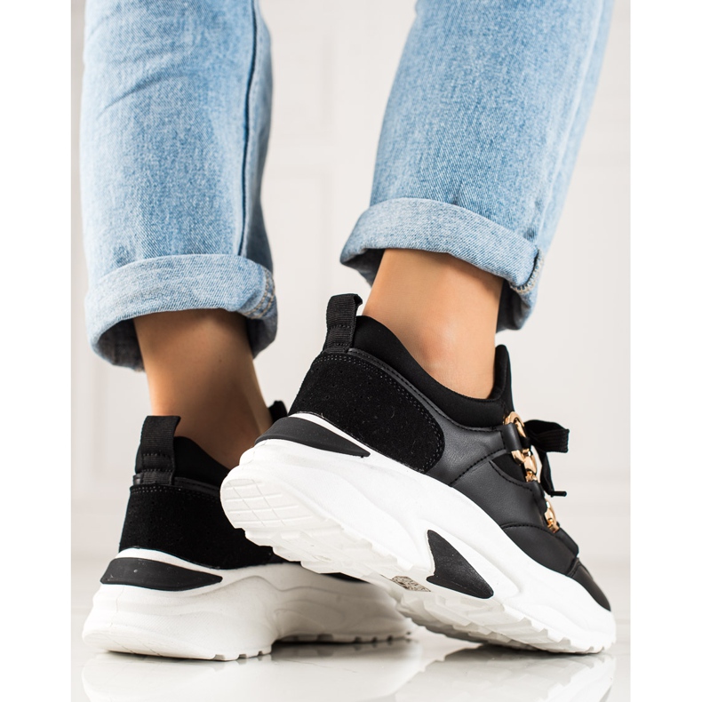 TRENDI Fashionable Sneakers black 1 TRENDI Fashionable Sneakers black 1
