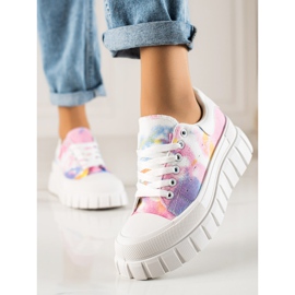 TRENDI Colorful Sneakers On The Platform multicolored 1