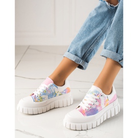 TRENDI Colorful Sneakers On The Platform multicolored 2