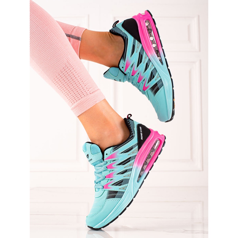 TRENDI Fashion Sport Shoes black blue pink 1 TRENDI Fashion Sport Shoes black blue pink 1