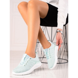 TRENDI Light Mint Boots blue 1