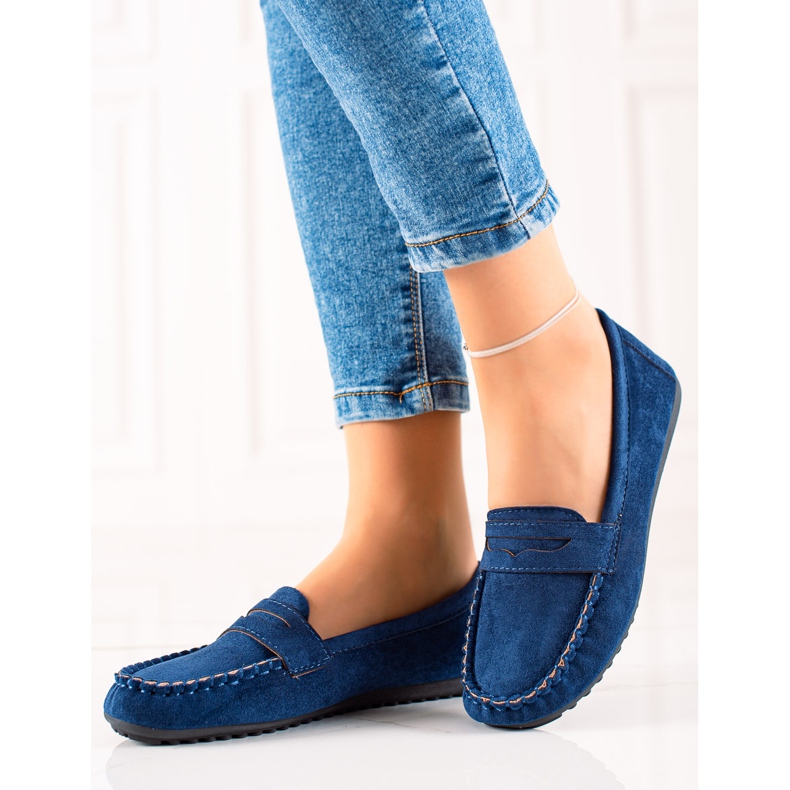 TRENDI Classic loafers blue 1