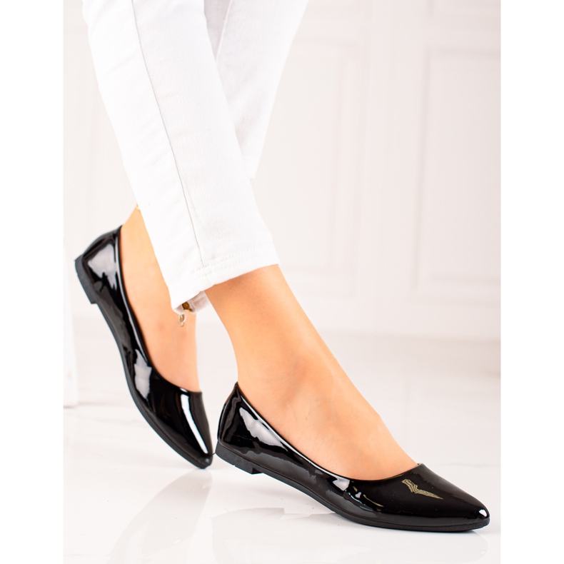Seastar Black lacquered ballerinas 2 Seastar Black lacquered ballerinas 2