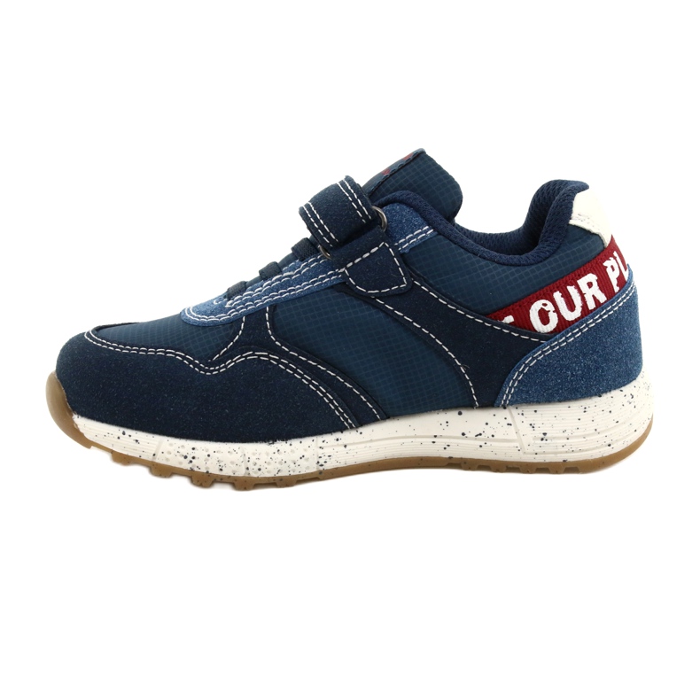 American Club American ADI sports shoes Velcro ES86 / 22 Navy blue 2