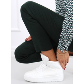 Rocha White high-top sneakers 1