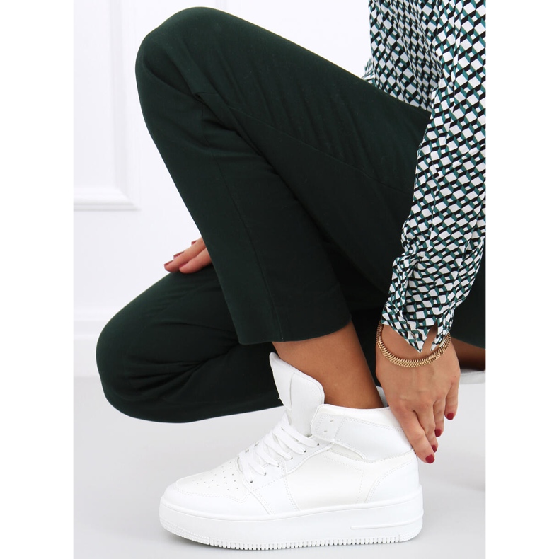 Rocha White high-top sneakers 1