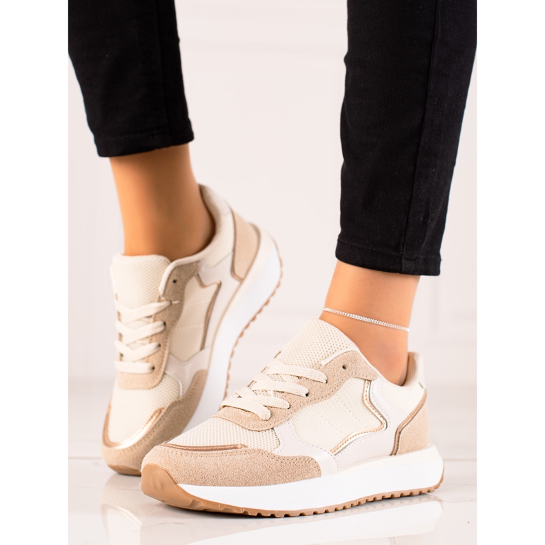 Marquiz Fashionable sports sneakers beige 2