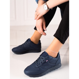 TRENDI Classic Navy Blue Sport Shoes 1 TRENDI Classic Navy Blue Sport Shoes 1