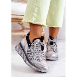 Women's Leather Maciejka Sneakers 04916-03 Gray grey 2 Women's Leather Maciejka Sneakers 04916-03 Gray grey 2