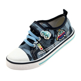 American Club American sneakers children's shoes leather insert TEN54 / 22 Moro ['navy', 'blue'] blue 3
