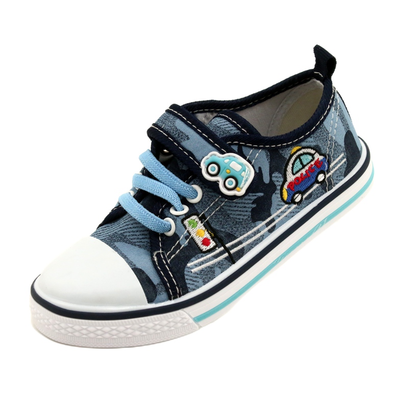 American Club American sneakers children's shoes leather insert TEN54 / 22 Moro ['navy blue', 'blue'] blue 3
