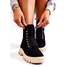 PS1 Suede Boots Tied Black Hurricane 1