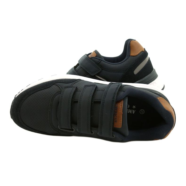 Velcro sports shoes American Club AA15 / 22 Navy blue 4 Velcro sports shoes American Club AA15 / 22 Navy blue 4