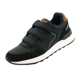Velcro sports shoes American Club AA15 / 22 Navy blue 3 Velcro sports shoes American Club AA15 / 22 Navy blue 3