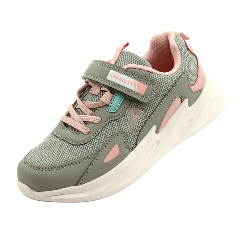Fashionable American Club AA22 / 22 Gray sports shoes pink 3 Fashionable American Club AA22 / 22 Gray sports shoes pink 3
