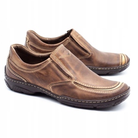Joker Men's leather loafers 213 brown 2 Joker Men's leather loafers 213 brown 2